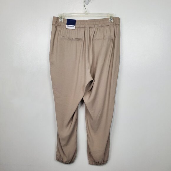 Old Navy Taupe Casual Wear Pull-On Hemisphere High-Rise Joggers NEW NWT Size L - Picture 4 of 10
